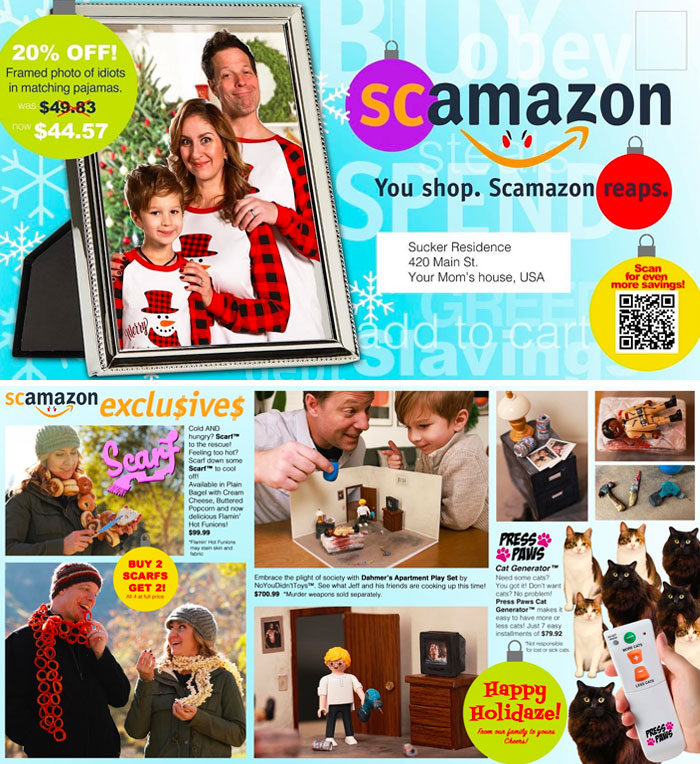 We Made Our Holiday Card Look Like Junk Mail. It Worked Because Everyone Threw It Out By Accident