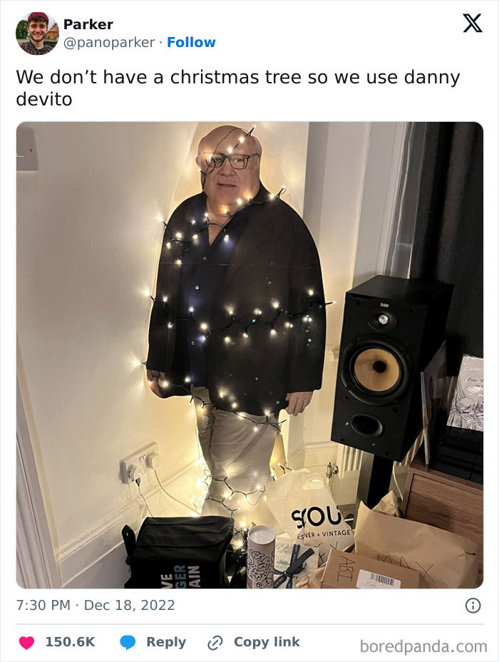 Danny DeVito Liked My "Christmas Tree"