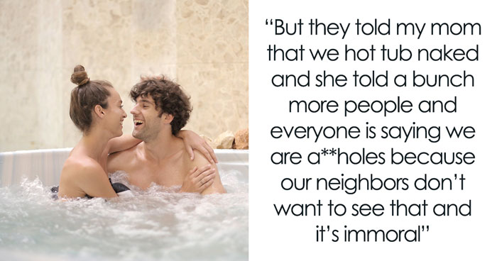 Couple Has A Hot Tub In Their Backyard And Uses It At Night Naked, Gets Told Off By Family