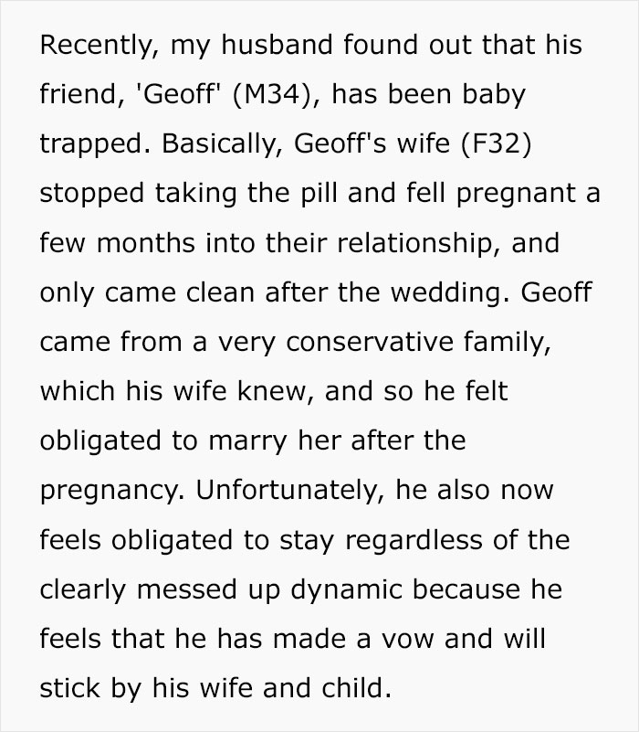 Man Thinks His Wife "Baby Trapped" Him, Destroys Their Marriage