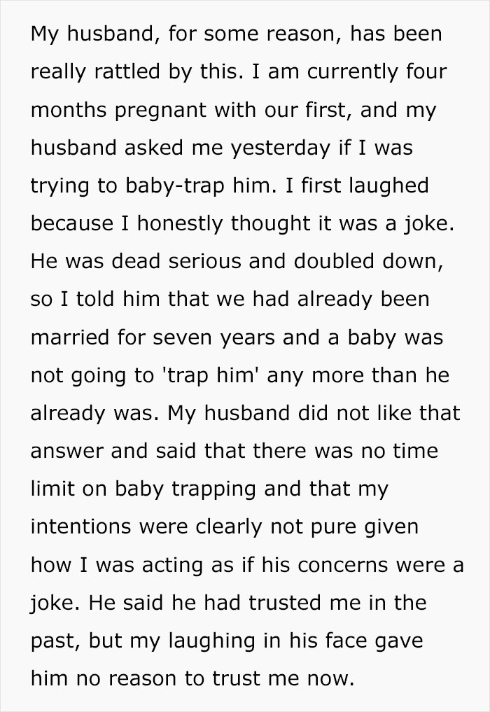 Man Thinks His Wife "Baby Trapped" Him, Destroys Their Marriage