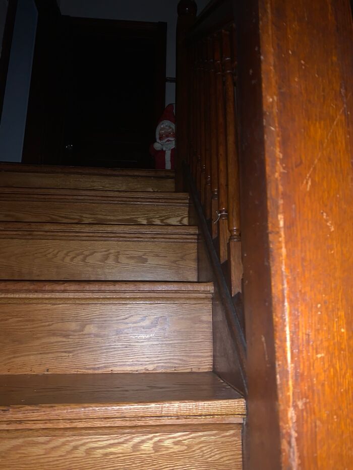 My Sister Found This Old Santa Doll At My Aunt’s House And Decided To Do A Photoshoot, Enjoy :)