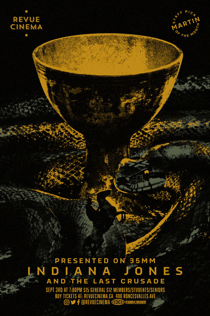 "Indiana Jones And The Last Crusade" Movie Screening Poster