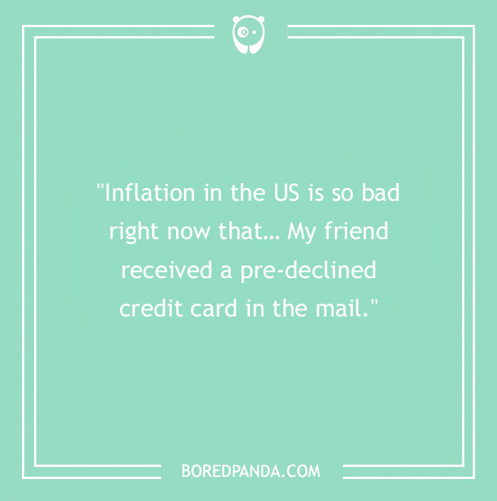 Inflation Jokes That Grow In Value With Time