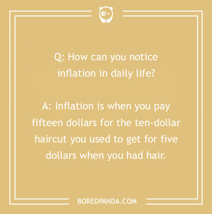 Inflation Jokes That Grow In Value With Time