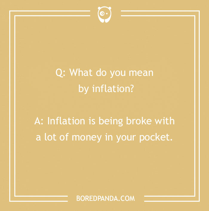 Inflation Jokes That Grow In Value With Time