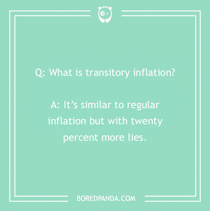 Inflation Jokes That Grow In Value With Time