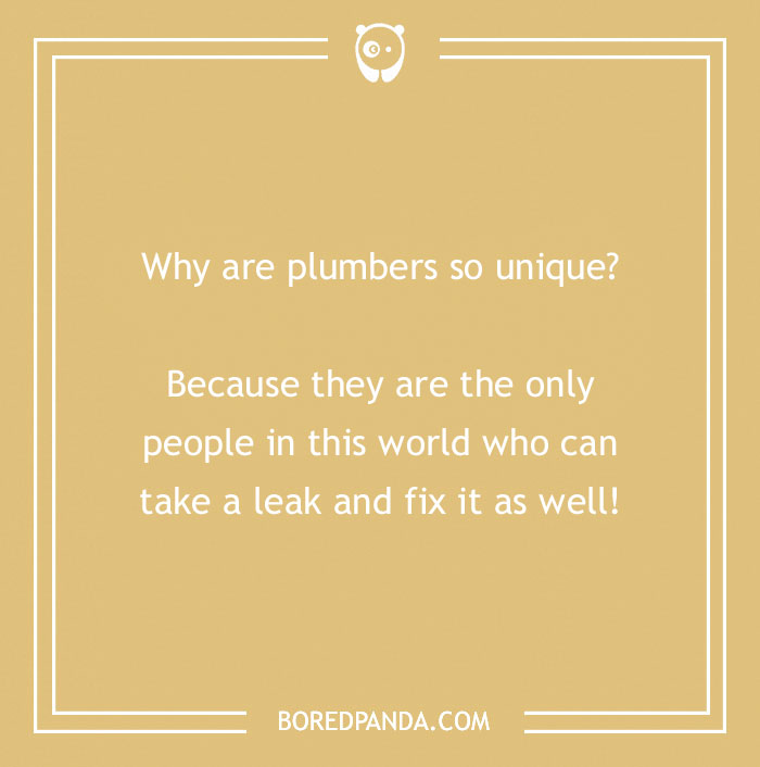 150 Jokes About Plumbers Nobody Prepared You For