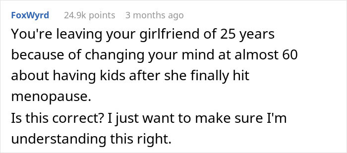 &ldquo;I Called It Quits&rdquo;: Man Leaves His GF Of 25 Years Over Menopause, Gets Called Out Online