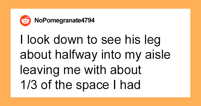 Man Thinks He Can Get Away With Stealing Woman’s Legroom On Flight, Regrets It