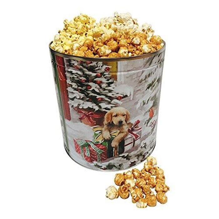 Those Popcorn Tins You Received For Christmas Eventually Turned Into A Trash Can In Your Room Once They Were Empty