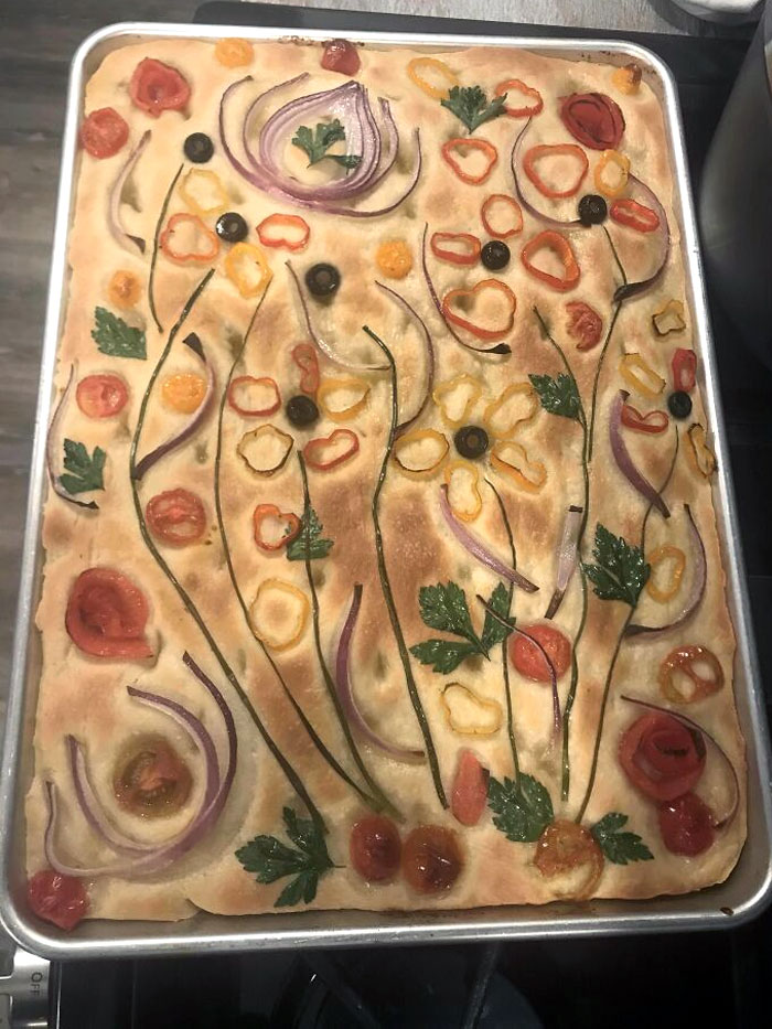 Focaccia Bread Out Of The Oven, Per Request