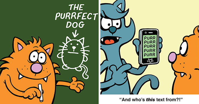 The Nature Of Cats: Artist Purrfectly Describes What Having A Cat Is Like In His 40 New Comics