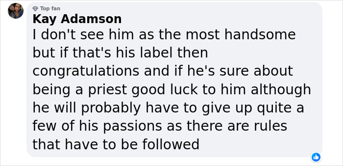 The &ldquo;Most Beautiful Man&rdquo; In Italy Ditches Modeling To Become A Priest