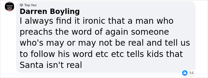 Reverend Leaves Parents Fuming After Giving Controversial “Sermon Of Truth” About Christmas Reverend Leaves Parents Fuming After Giving Controversial “Sermon Of Truth” About Christmas