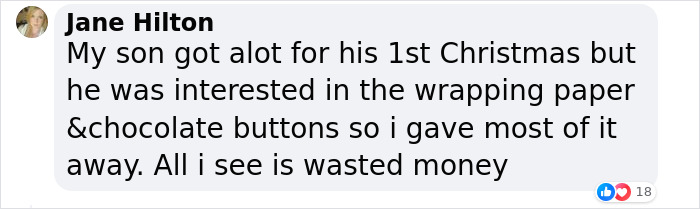 Mom Shares What Her Only Child Got For Their First Christmas, Splits The Internet