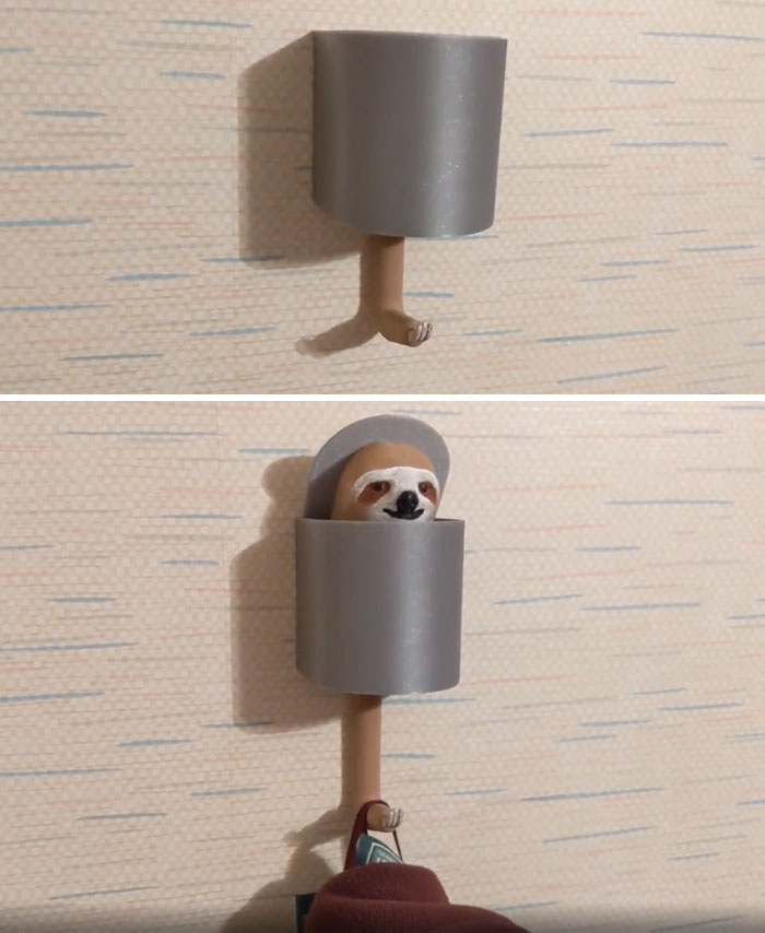 Someone Requested A Pop-Up Sloth Hook