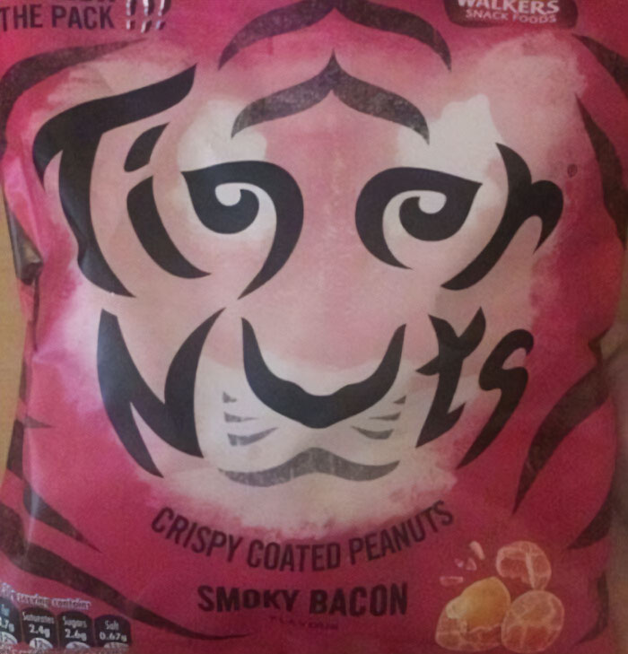 The Tiger Face On My Bag Of Nuts Spells Out Tiger Nuts