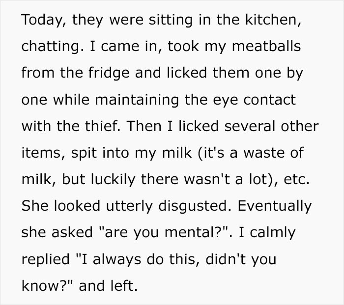 &ldquo;She Looked Utterly Disgusted&rdquo;: Thieving Roommate Learns Her Lesson