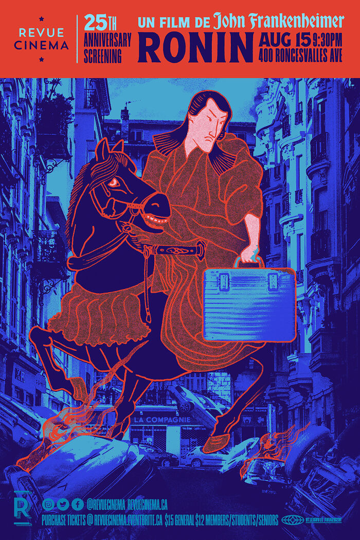 "Ronin" (1998) Movie Screening Poster