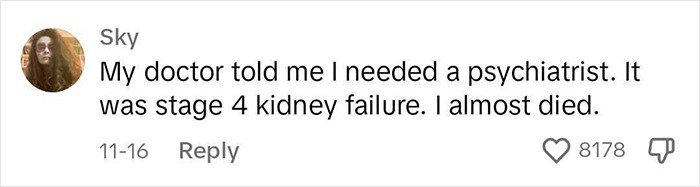 "Glad I Have My Life Back Now": Doctor Doesn't Take Woman's Worry Seriously While It Ruins Her Life "Glad I Have My Life Back Now": Doctor Doesn't Take Woman's Worry Seriously While It Ruins Her Life