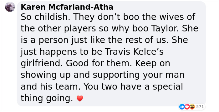 Taylor Swift Perfectly Responds After Getting Booed Loudly At Chiefs Game