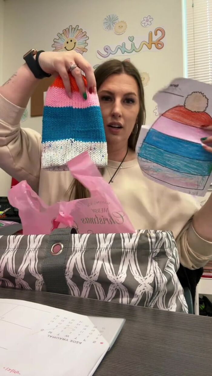 Teacher Tells Her Students To Draw Their ‘Dream Hat,’ Her Mom Makes Their Designs A Reality Teacher Tells Her Students To Draw Their ‘Dream Hat,’ Her Mom Makes Their Designs A Reality
