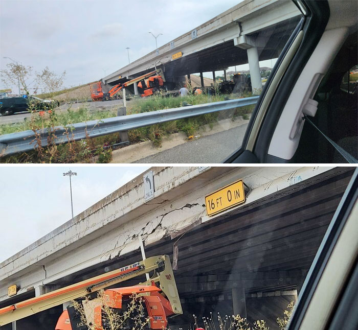 On The Way To Run Errands This Morning And The Entire Hwy Is Shut Down. Austin Tx