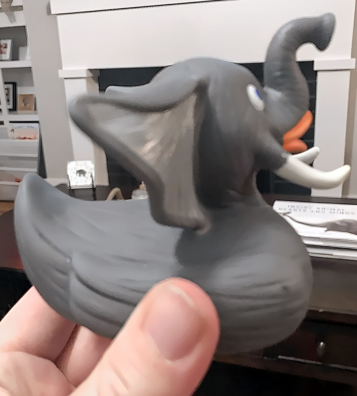Turns Out The Elephant-Duck Is A Thing. My Birth Mom Randomly Bought This For My Daughter