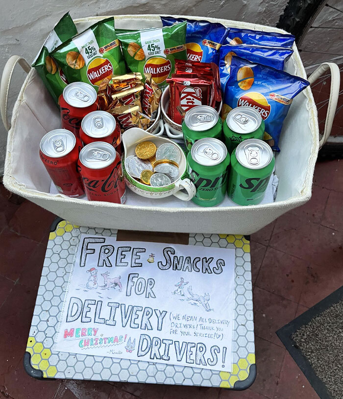 Our Annual Tradition, To Any Delivery Drivers Reading This, We Really Appreciate You