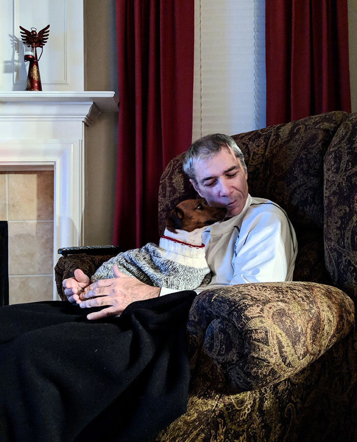 My Father Has Early Onset Alzheimer's. I Brought My New Dog Home For Christmas This Year, And He Said, "I Know I'm Going To Forget A Lot, But I'm Going To Remember This Dog For A Long Time"