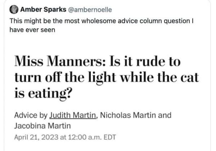 Is It Though. Seriously Tell Me