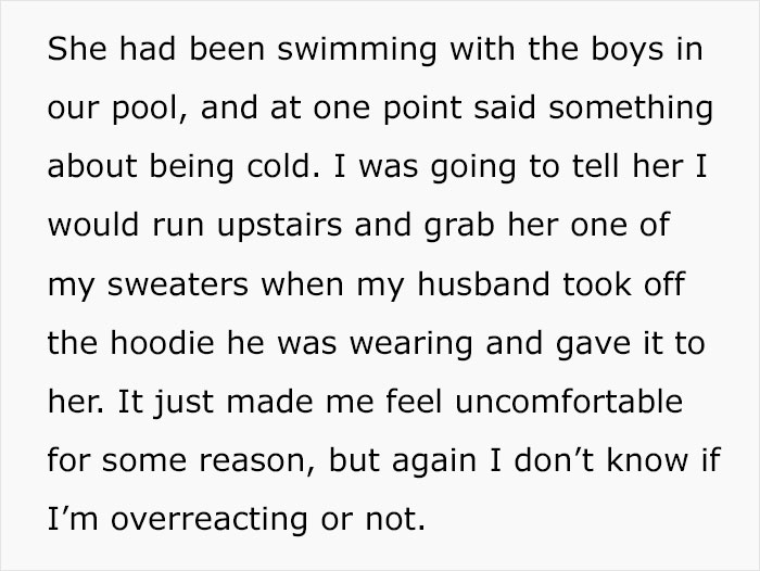 "They Were Both Asleep On The Swing": Wife Shares Her Suspicions Over Husband And Babysitter