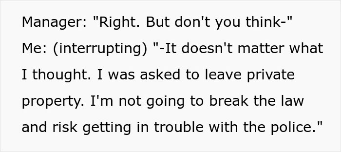 "Of Course, I'll Go, Right Away, Sorry": Boss Regrets Not Hearing Out Guy On His Private Property