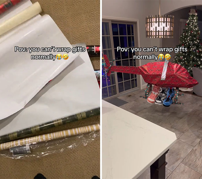 Person Hides What Their Actual Gifts Are, And The Results Are Hilariously Impressive Person Hides What Their Actual Gifts Are, And The Results Are Hilariously Impressive