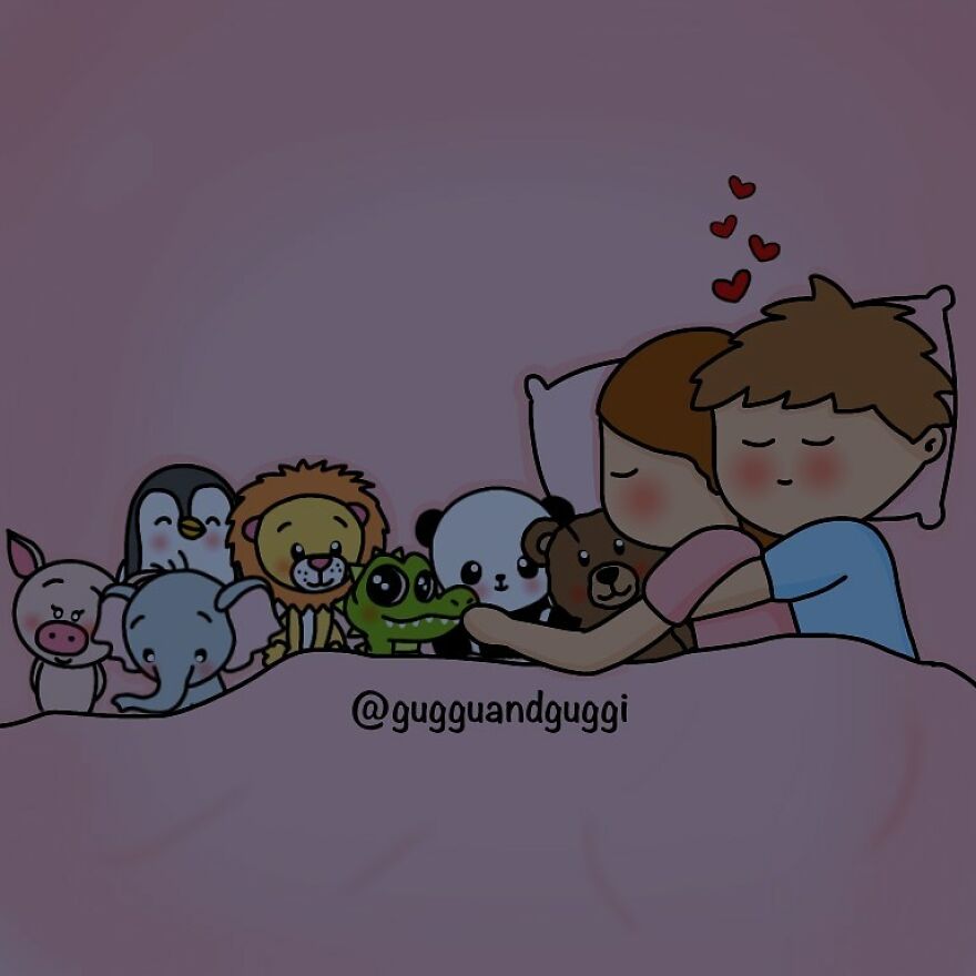 These Comics Beautifully Summarize A Couple's Everyday Life (100 Pics)