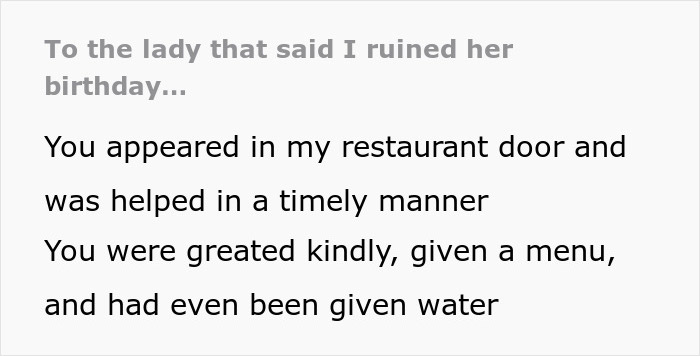 &ldquo;You Ruined My Birthday&rdquo;: Woman Storms Out, Leaving Her Friends And Server Puzzled