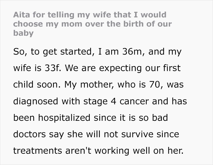 "I Told Her I Would Pick My Mom": Pregnant Woman Fails To 'Test' Her Spouse's 'Loyalty'
