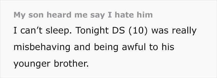 Exhausted Mom Blurts Out That She Hates Her Son And He Accidentally Overhears It, To Her Dismay Exhausted Mom Blurts Out That She Hates Her Son And He Accidentally Overhears It, To Her Dismay