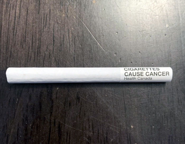 Canadian Cigarettes Now Have Warnings On The Filter