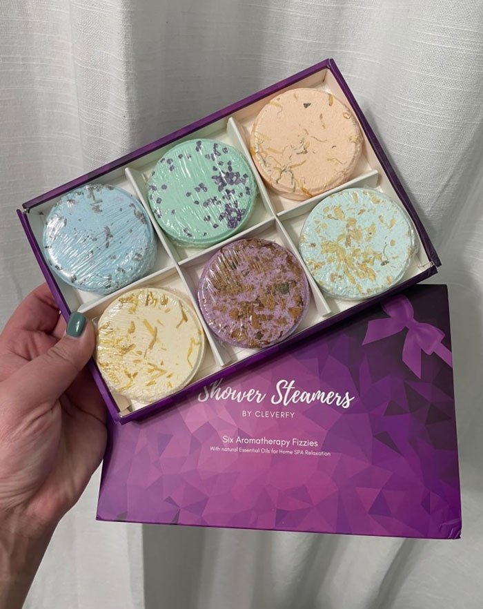 Turn An Everyday Shower Into A Spa-Like Retreat With These Aromatic Shower Steamers And Make Someone's Mornings Utterly Magical!