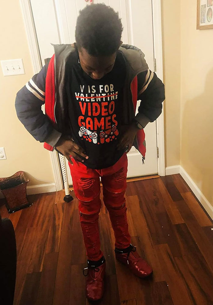 Level Up The Love This Valentine's With The 'V Is For Video Games' T-Shirt, Perfect For That Special Gamer In Life!