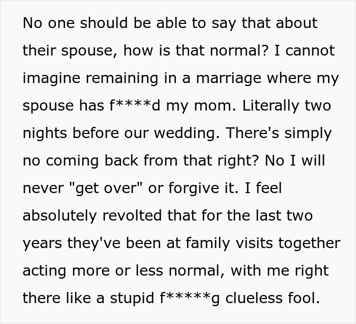 Mom Refuses To Admit She Slept With Daughter&rsquo;s Husband Hours Before They Were To Be Married