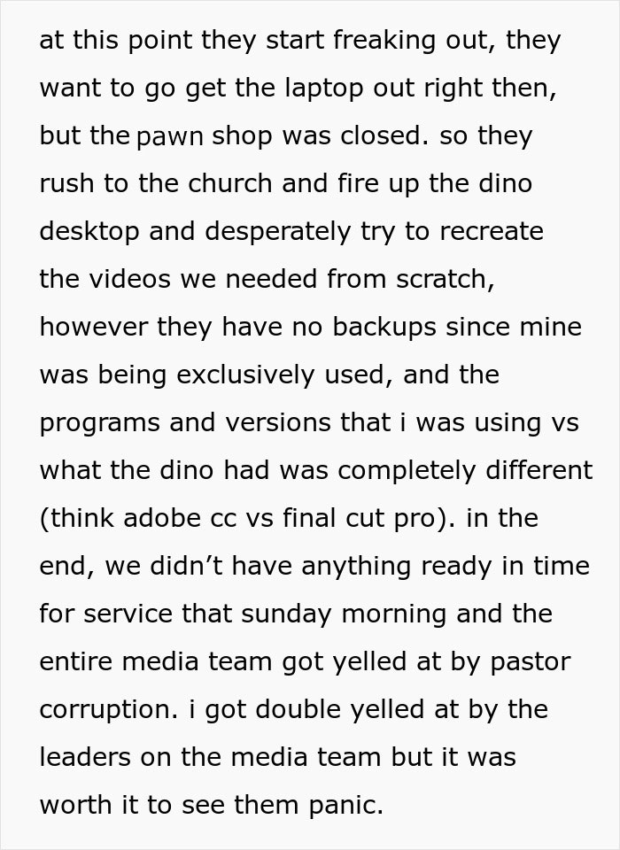 Broke College Student Gets Coerced To Give $300 Towards Pastor's Gift, Makes The Church Regret It