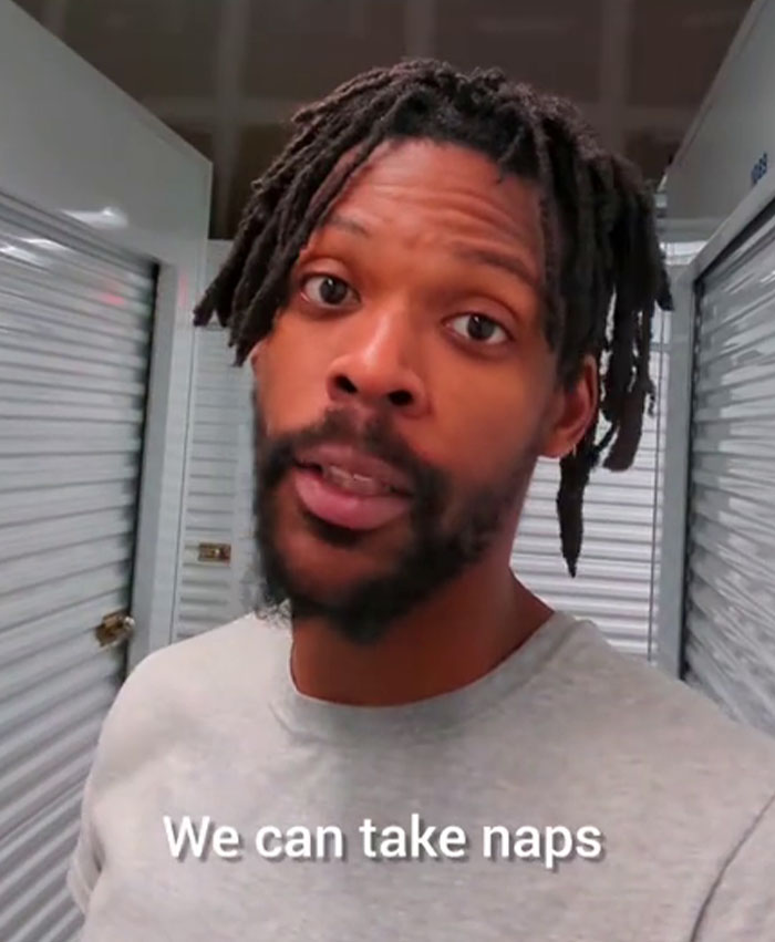 Guy Shares That He Lives In A Storage Unit, Because It's Much Cheaper Than An Apartment