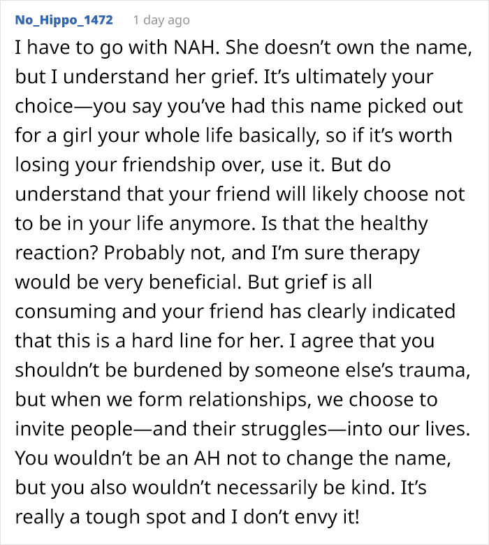 Pregnant Woman Asks If She Should Keep Baby&rsquo;s Name The Same After Friend Demands It Be Changed