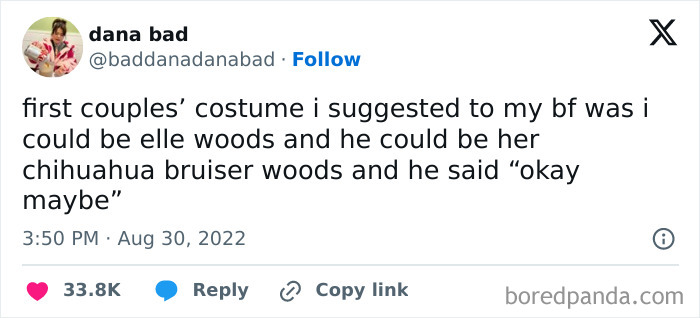 This Is Fantastic. He's Got To Be In A Big Pink Cardboard Purse And Pop Out Of It Randomly