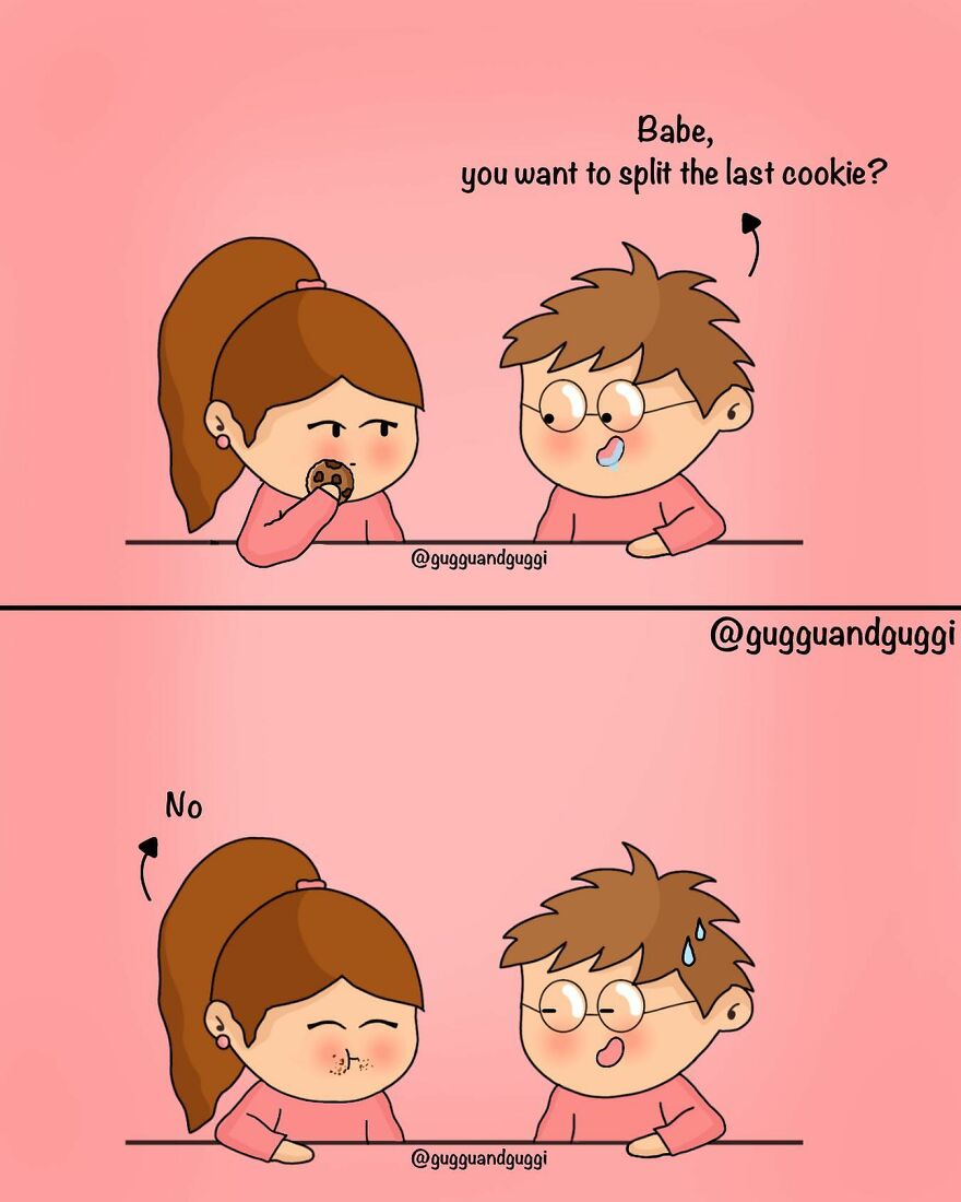 These Comics Beautifully Summarize A Couple's Everyday Life (100 Pics)