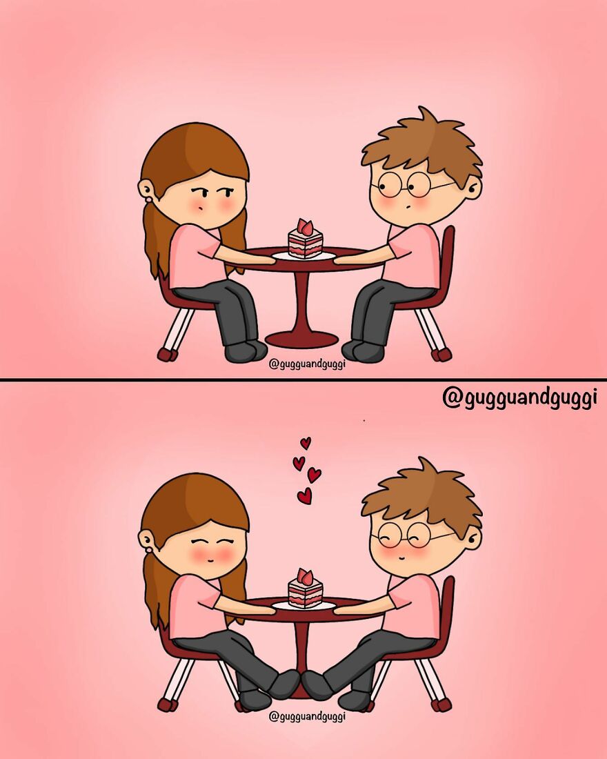 These Comics Beautifully Summarize A Couple's Everyday Life (100 Pics)