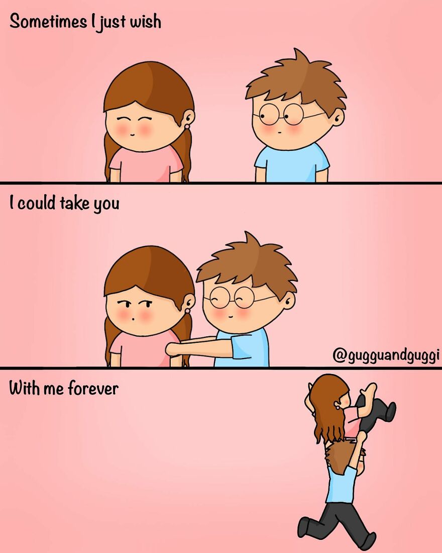 These Comics Beautifully Summarize A Couple's Everyday Life (100 Pics)